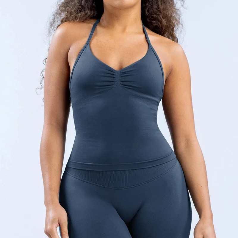 SPARK Seamless Halter Neck Sports Vest for Women RXW3003
