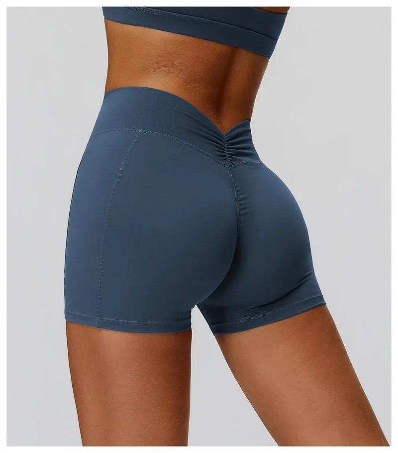 SPARK Back Waist Scrunch Shorts for Women ZC9308