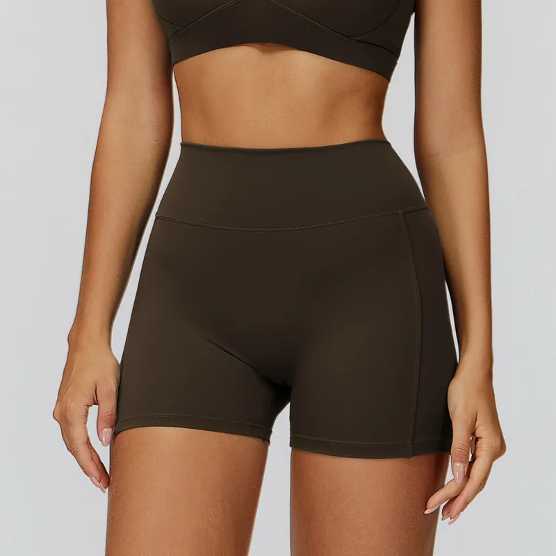 SPARK Back Waist Scrunch Shorts for Women ZC9308