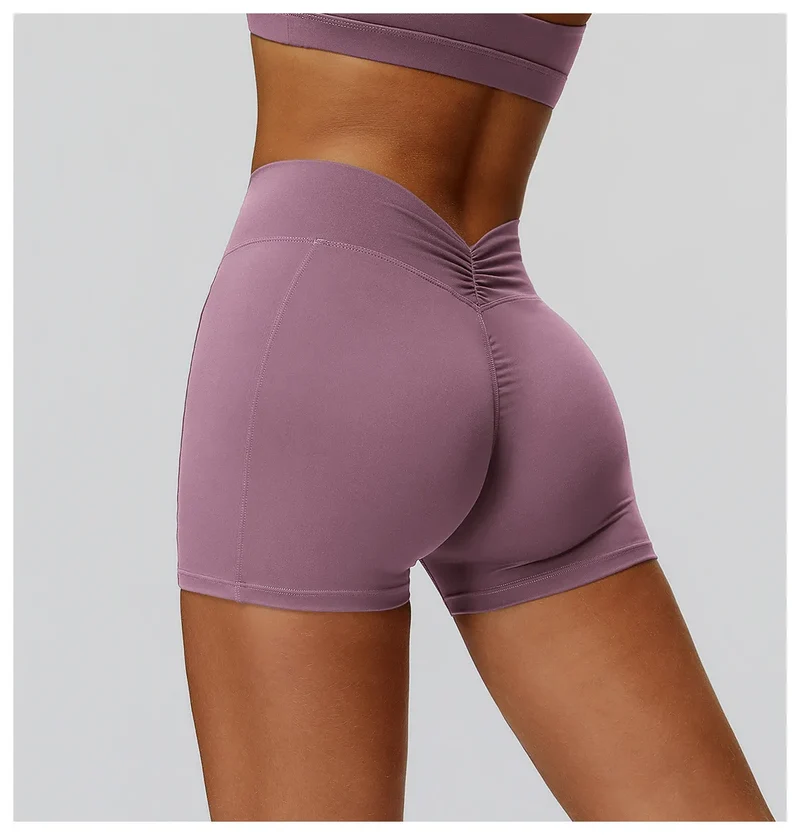 SPARK Back Waist Scrunch Shorts for Women ZC9308