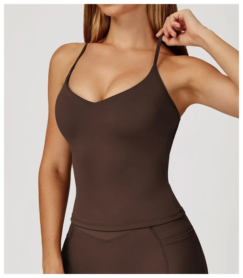 SPARK Cross Back Quick-Drying Fitness Yoga Vest ZC2043