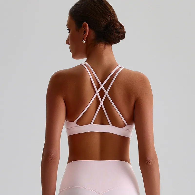 SPARK Sexy Cross Back Workout Yoga Bra LQ2198