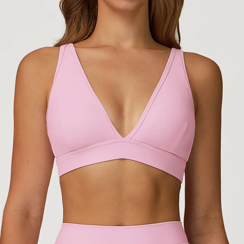 SPARK Deep V Shaped Quick-drying Yoga Fitness Bra ZC4507