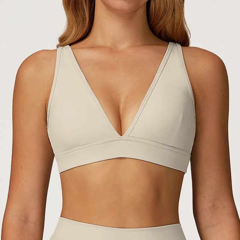 SPARK Deep V Shaped Quick-drying Yoga Fitness Bra ZC4507