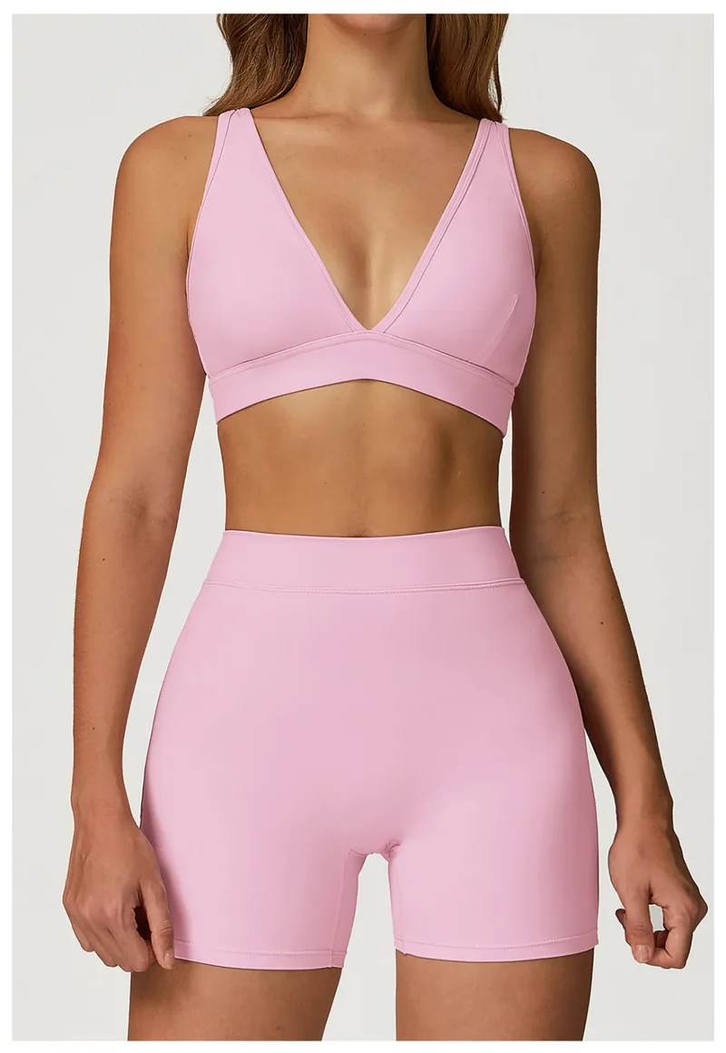 SPARK Deep V Shaped Quick-drying Yoga Fitness Bra ZC4507
