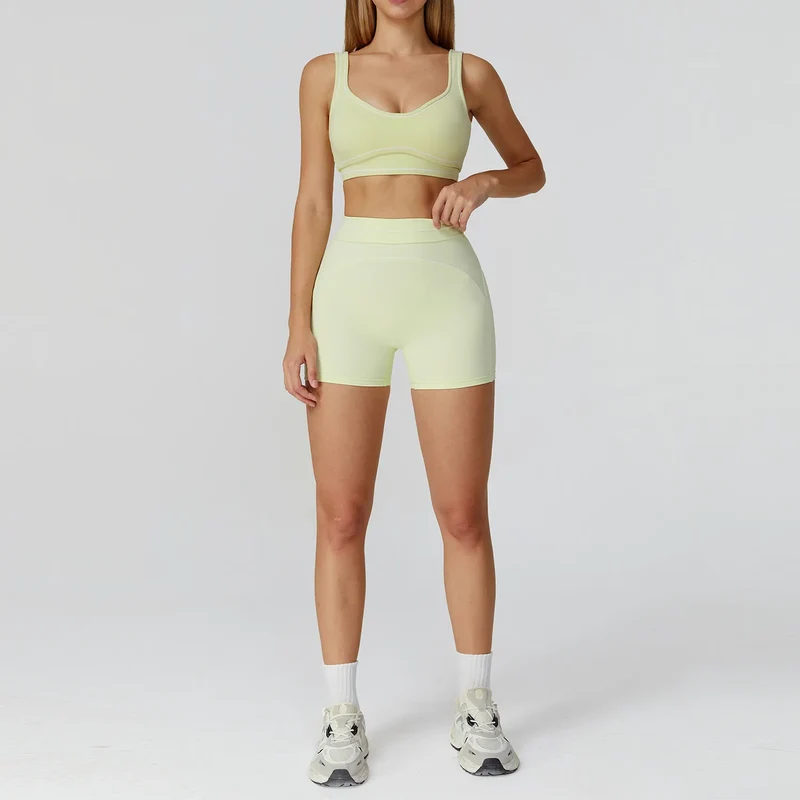 SPARK Contrast Color Fitness Sports Bra ZC7028