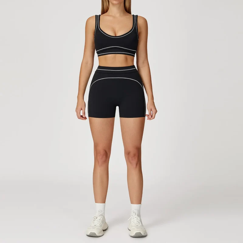SPARK Contrast Color Fitness Sports Bra ZC7028
