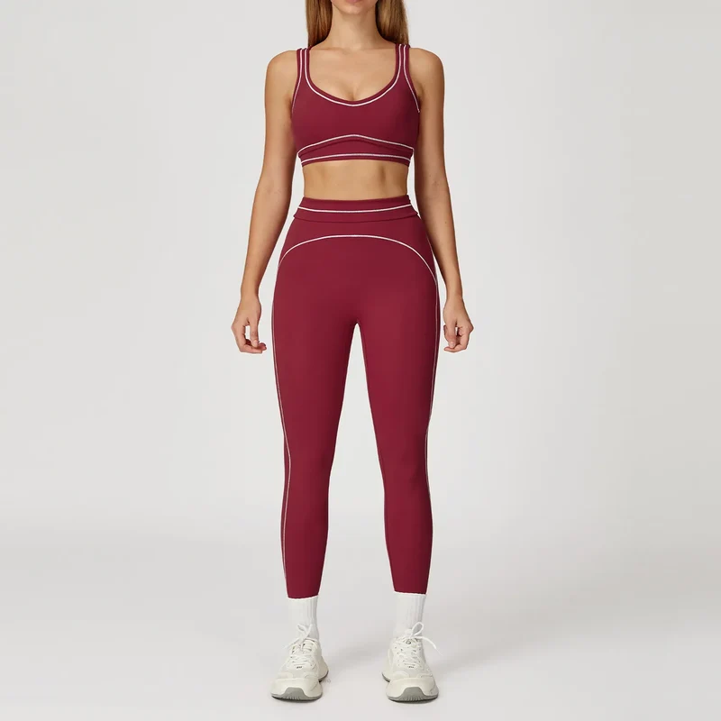 SPARK Contrast Color Fitness Sports Bra ZC7028