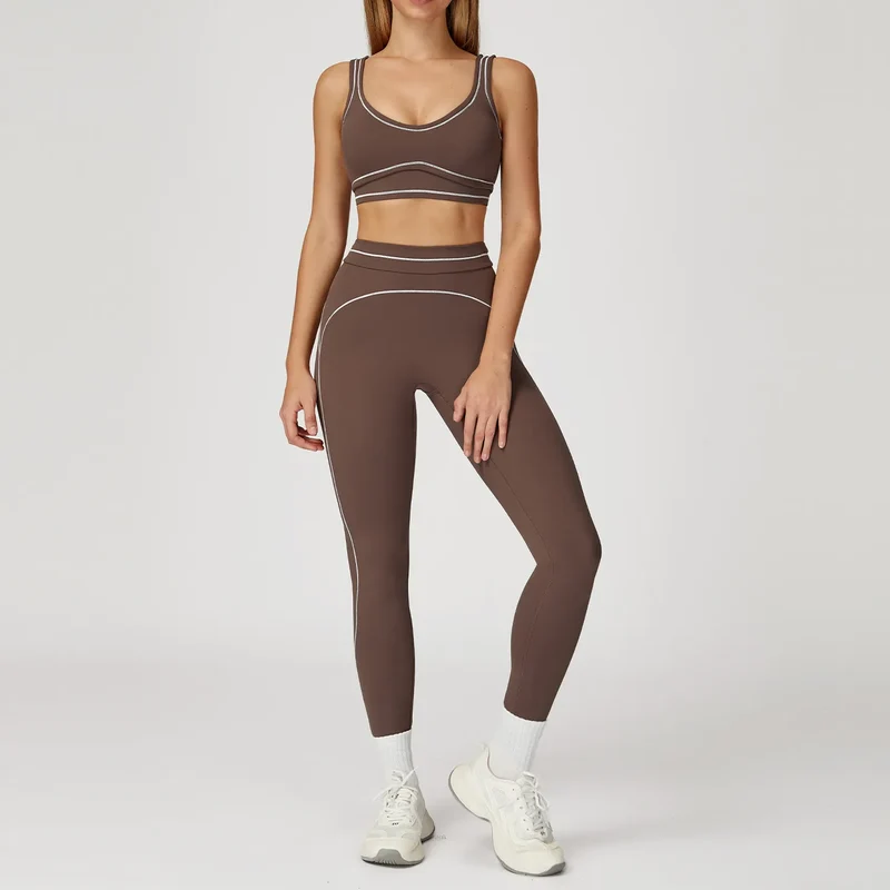 SPARK Contrast Color Fitness Sports Bra ZC7028