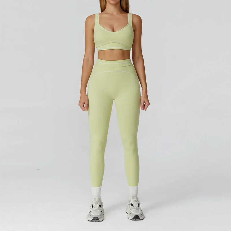 SPARK Contrast Color Fitness Sports Bra ZC7028