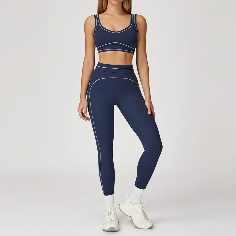 SPARK Contrast Color Fitness Sports Bra ZC7028