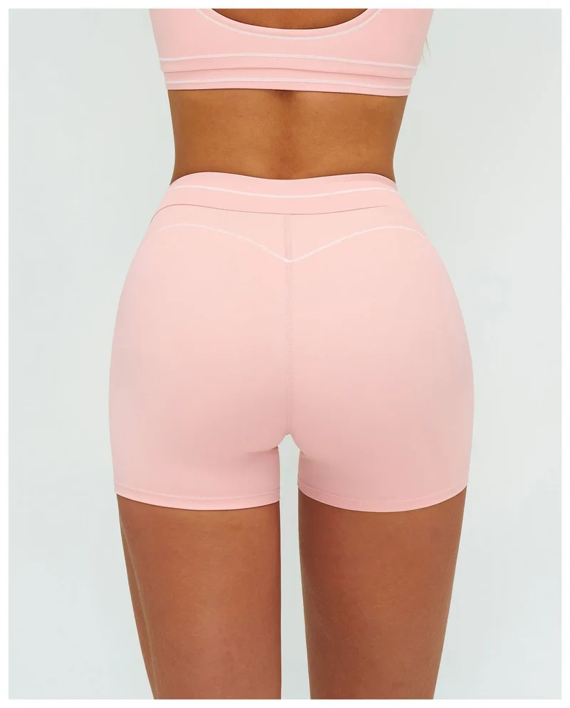 SPARK Contrast Color Folded High Waist Shorts ZC7028