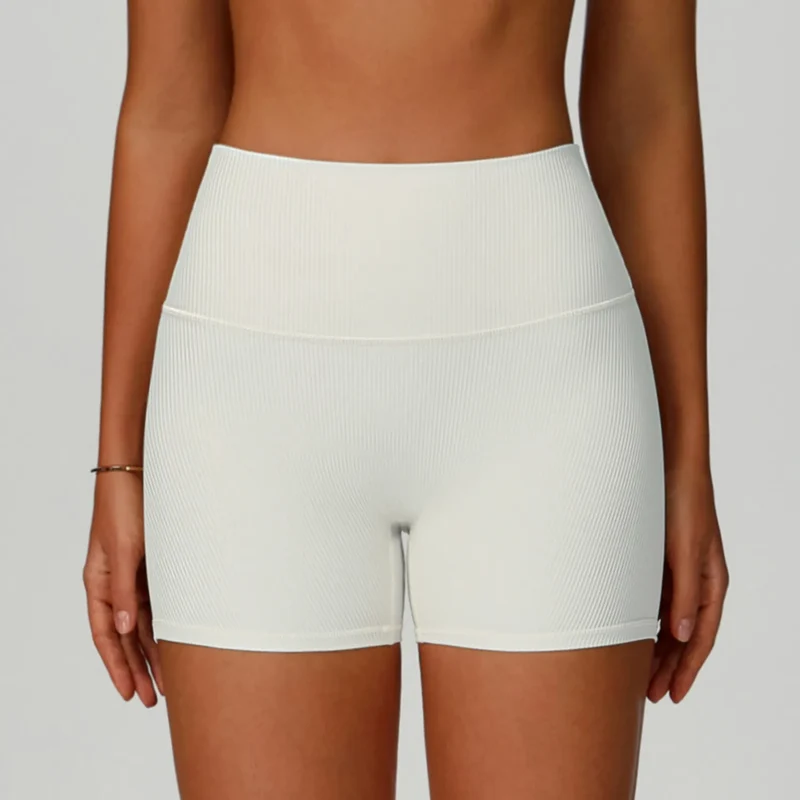 SPARK High Waist Ribbed Fitness Shorts ZC3093