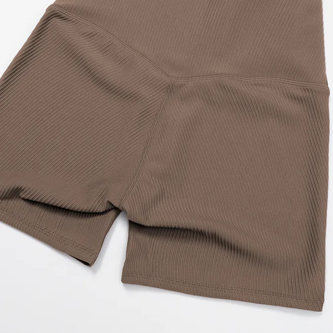 SPARK High Waist Ribbed Fitness Shorts ZC3093
