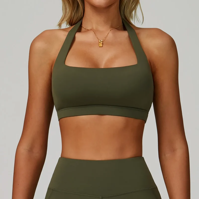 SPARK Summer Halter Neck Running Sports Yoga Bra ZC3091