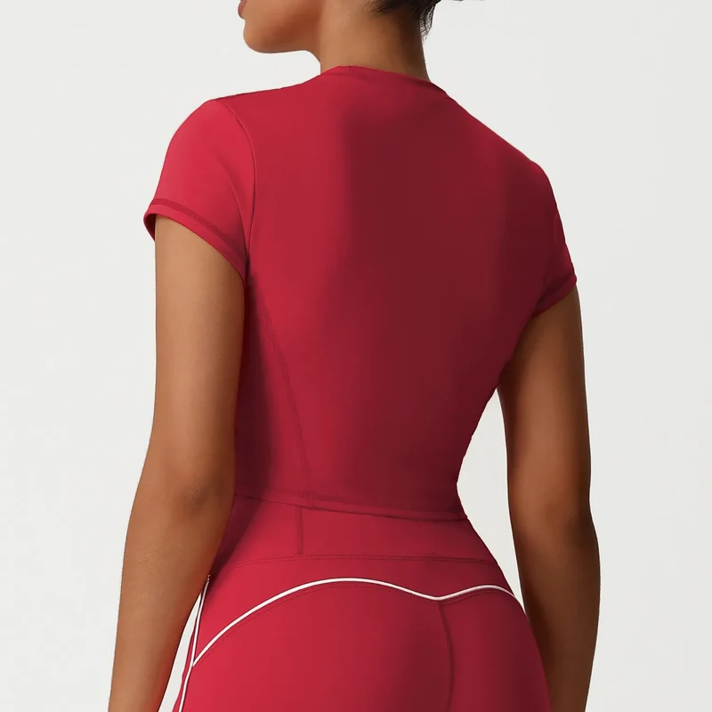 SPARK Casual Slim-Fit Pilates Running Fitness Sports T-shirt YG2535