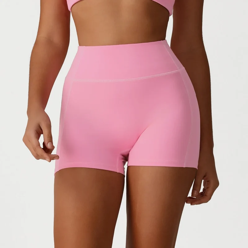 SPARK Peach Hip-Lifting Sports Shorts For Women YG2526