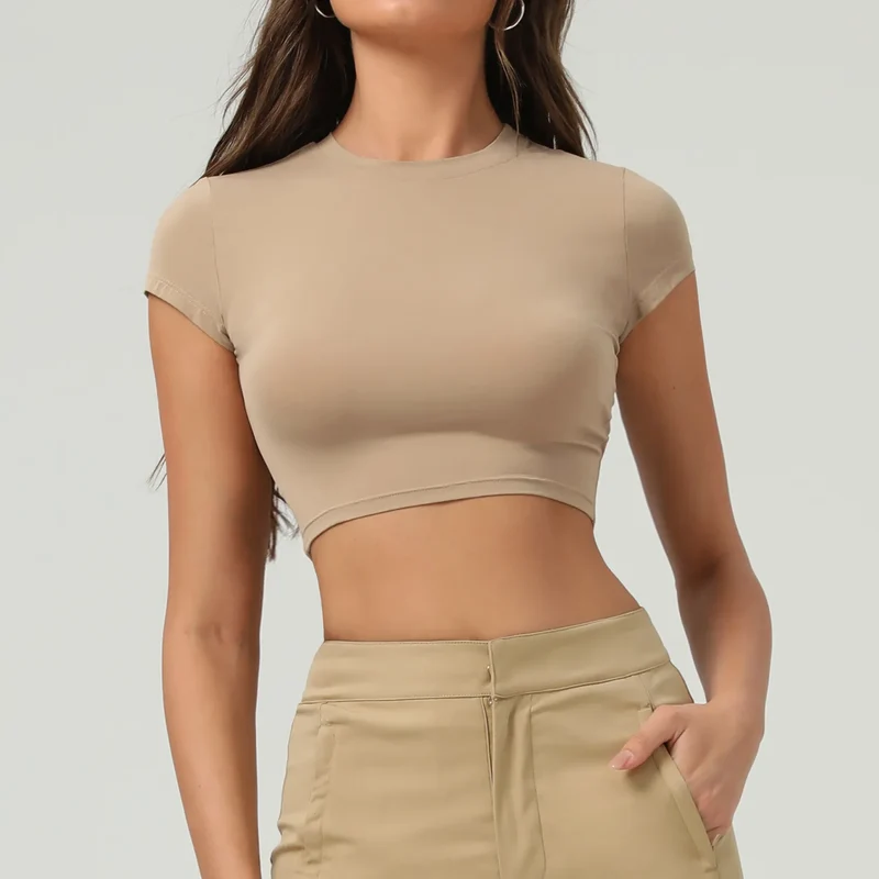 SPARK Tight-Fitting Yoga T-shirt Casual Top YG2517