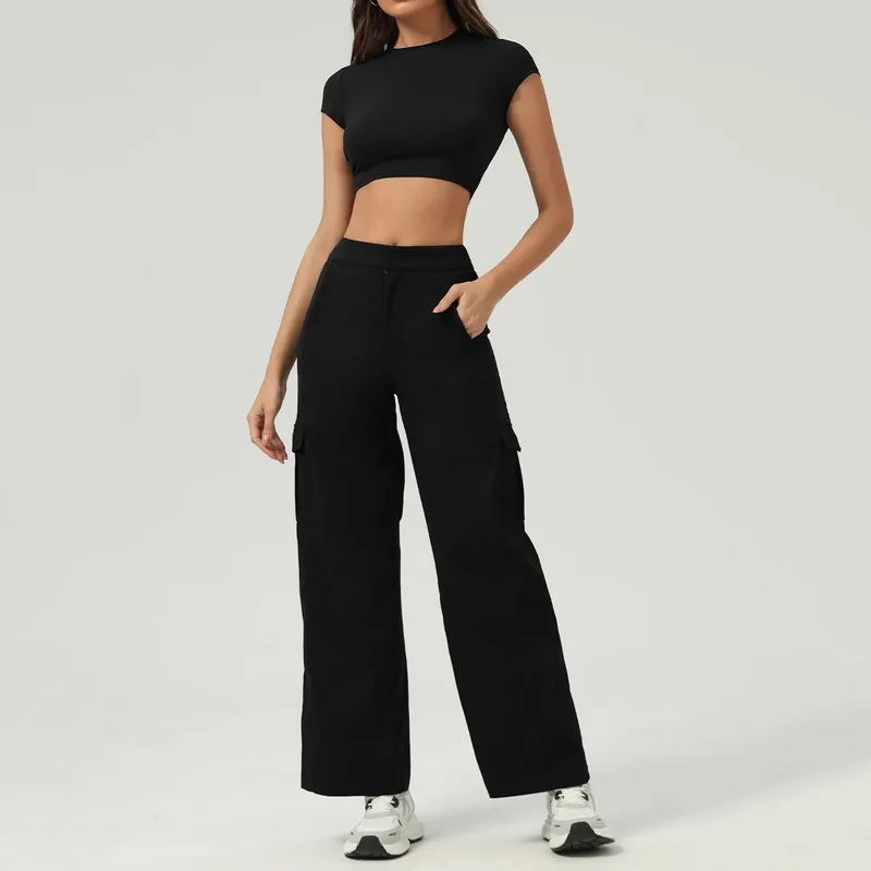 SPARK Loose Sweatpants Straight Casual Trousers YG2517