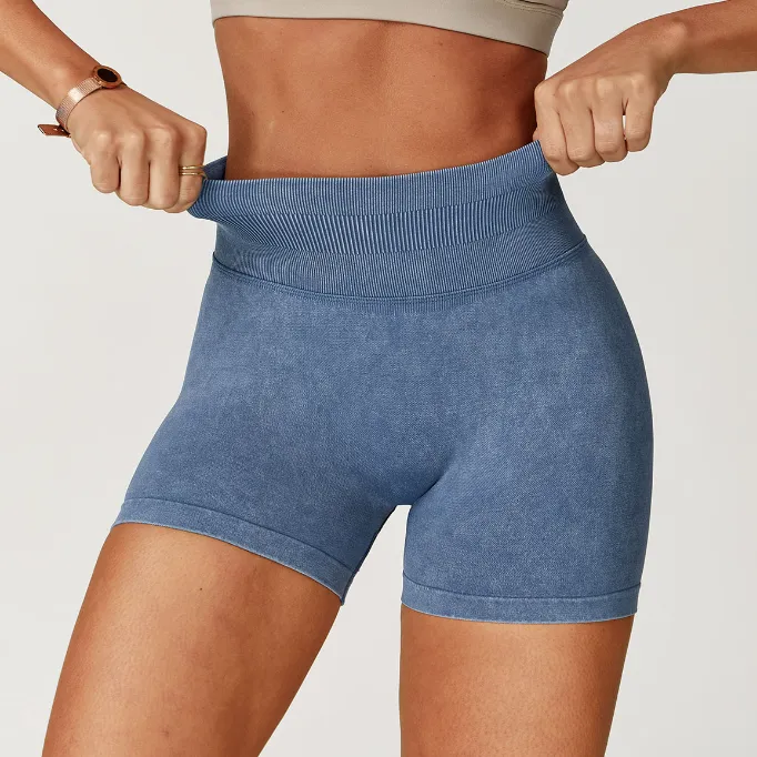 SPARK Seamless Sand-Washed Gym Shorts ZC5064