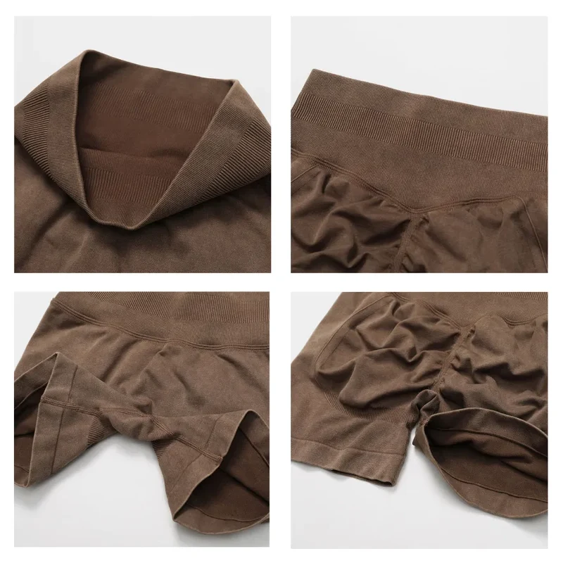 SPARK Seamless Sand-Washed Gym Shorts ZC5064
