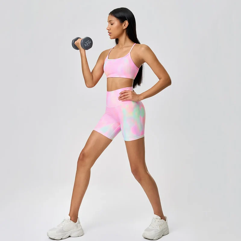 SPARK Fantasy Pink Shaping Yoga Shorts DQ067