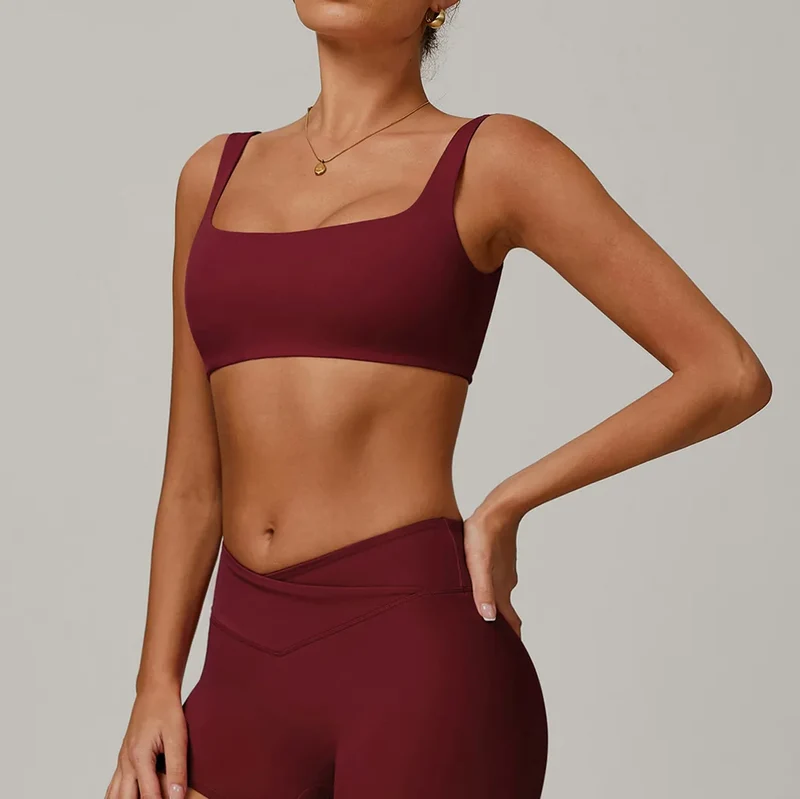 SPARK Quick Dry Square Neck Sports Bra ZC9177