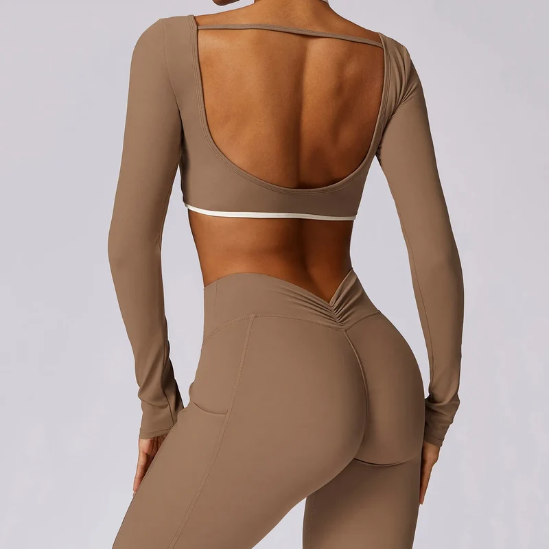 SPARK Workout Crop Top with with Built in Bra ZC8605