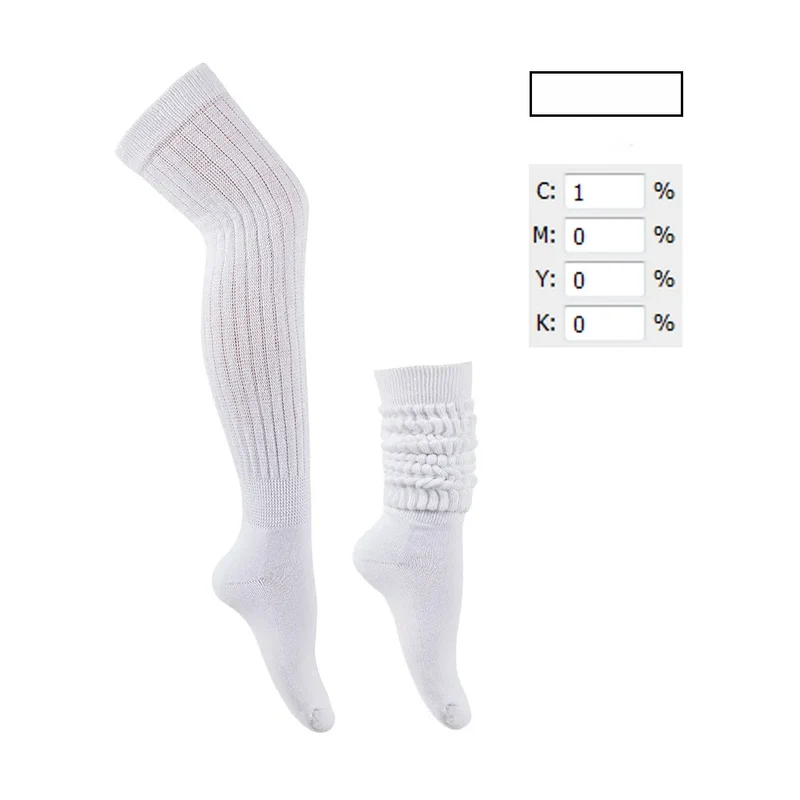 SPARK Knee High Scrunch & Puff Slouch Socks HZJ0003