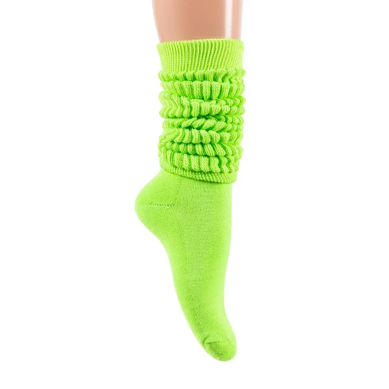SPARK Knee High Scrunch & Puff Slouch Socks HZJ0003