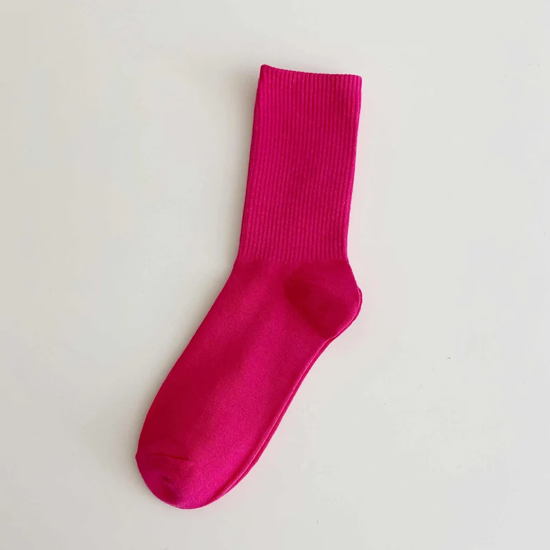 Free shipping【3-Pair Set】SPARK Spring And Autumn Thin Candy Color Stockings
