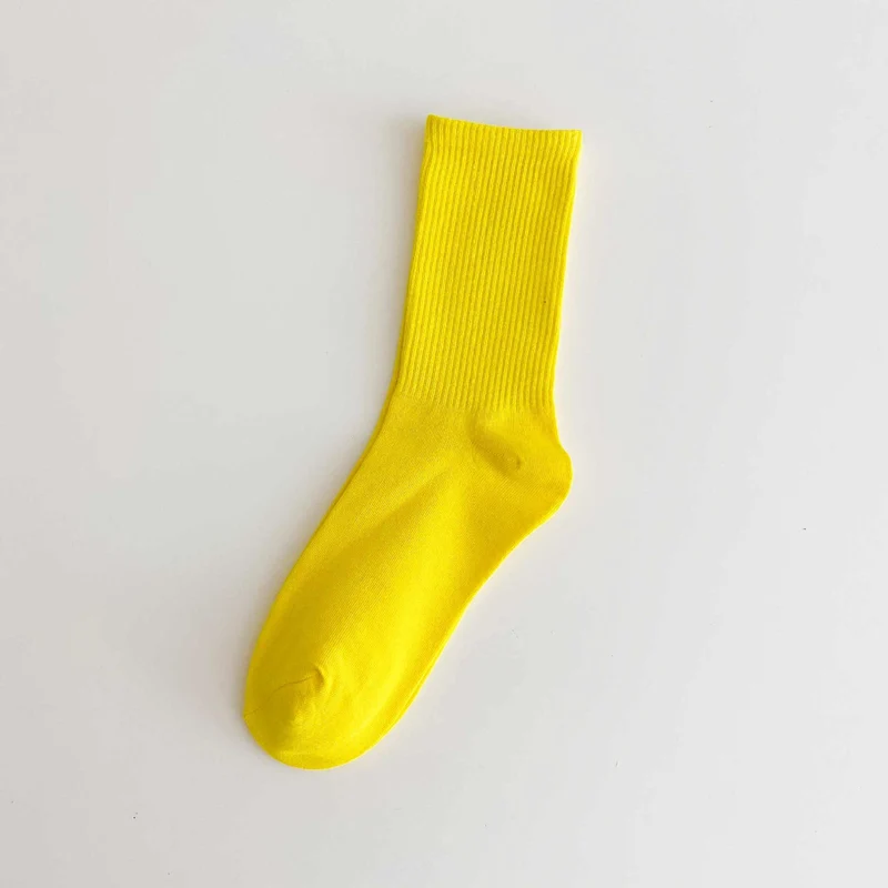 Free shipping【3-Pair Set】SPARK Spring And Autumn Thin Candy Color Stockings