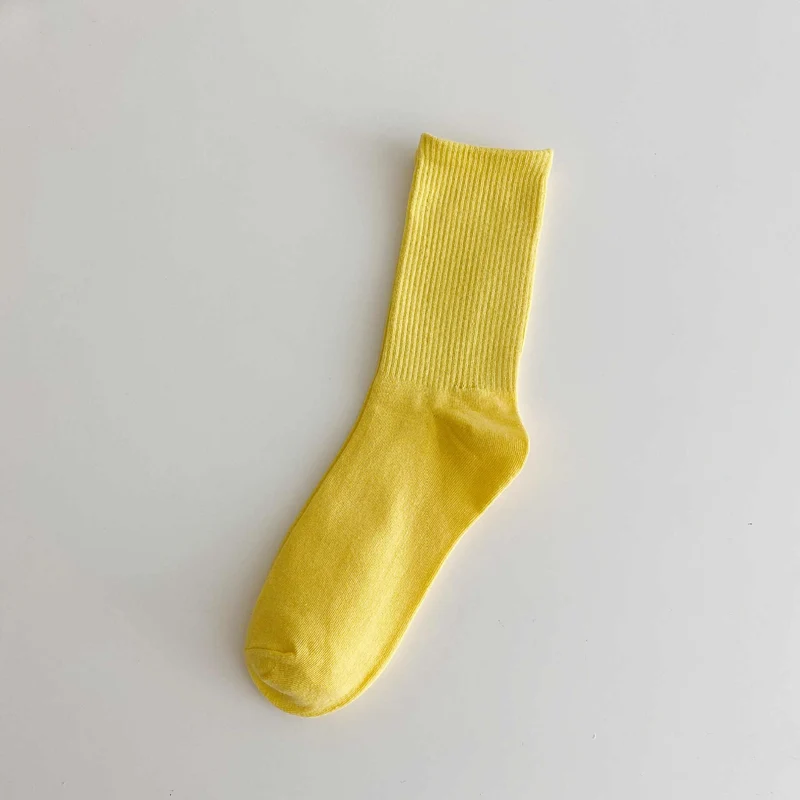 Free shipping【3-Pair Set】SPARK Spring And Autumn Thin Candy Color Stockings