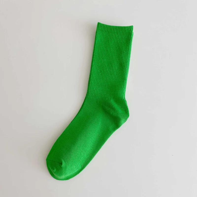 Free shipping【3-Pair Set】SPARK Spring And Autumn Thin Candy Color Stockings