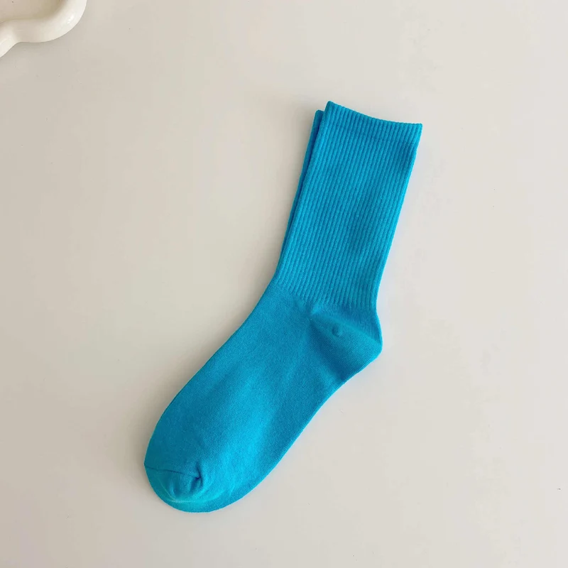 Free shipping【3-Pair Set】SPARK Spring And Autumn Thin Candy Color Stockings