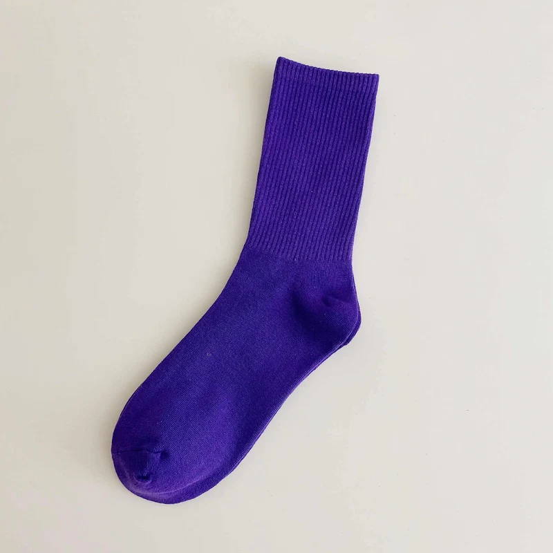 Free shipping【3-Pair Set】SPARK Spring And Autumn Thin Candy Color Stockings