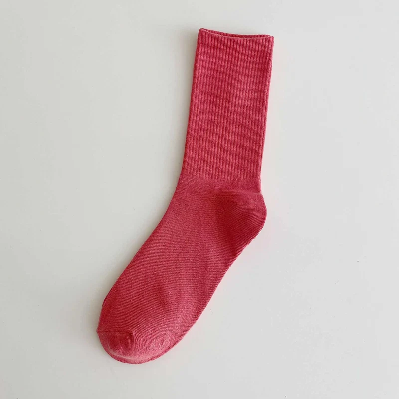 Free shipping【3-Pair Set】SPARK Spring And Autumn Thin Candy Color Stockings