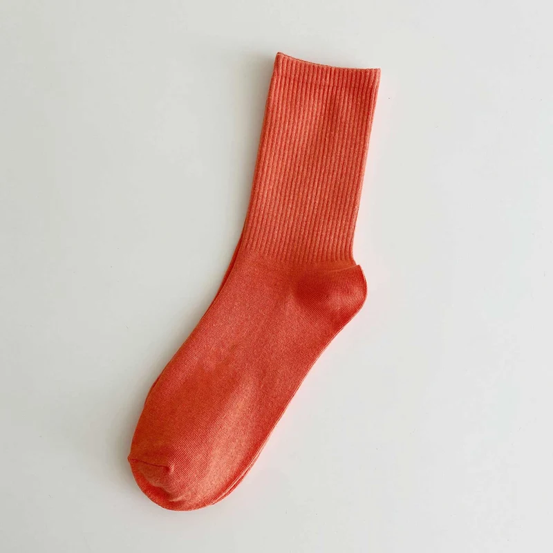 Free shipping【3-Pair Set】SPARK Spring And Autumn Thin Candy Color Stockings
