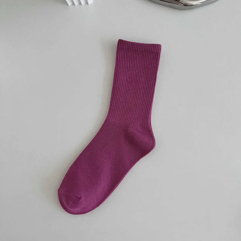 Free shipping【3-Pair Set】SPARK Spring And Autumn Thin Candy Color Stockings