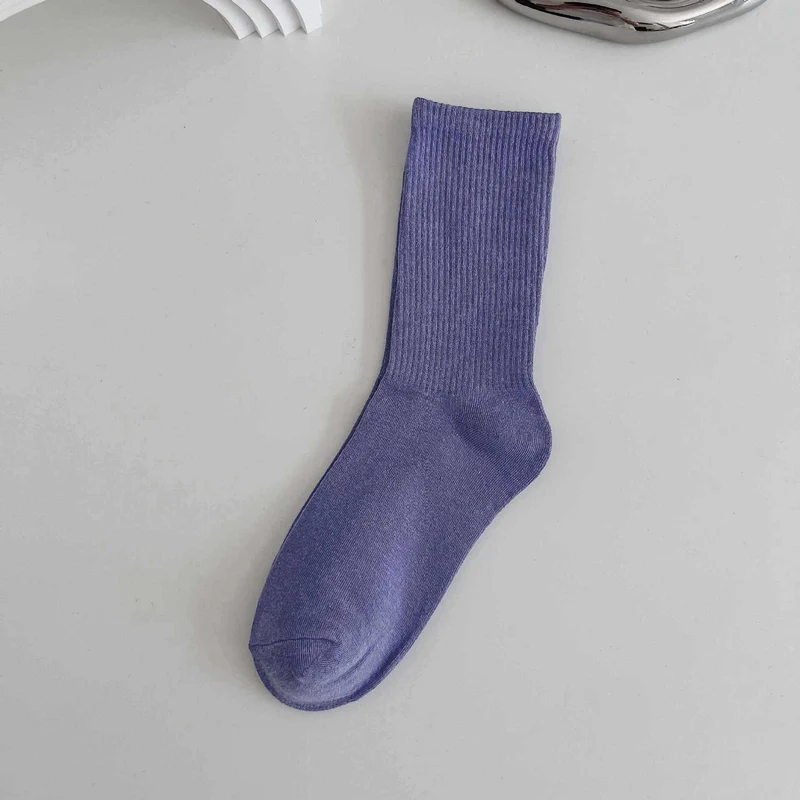 Free shipping【3-Pair Set】SPARK Spring And Autumn Thin Candy Color Stockings