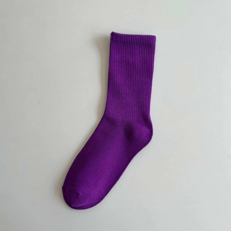 Free shipping【3-Pair Set】SPARK Spring And Autumn Thin Candy Color Stockings