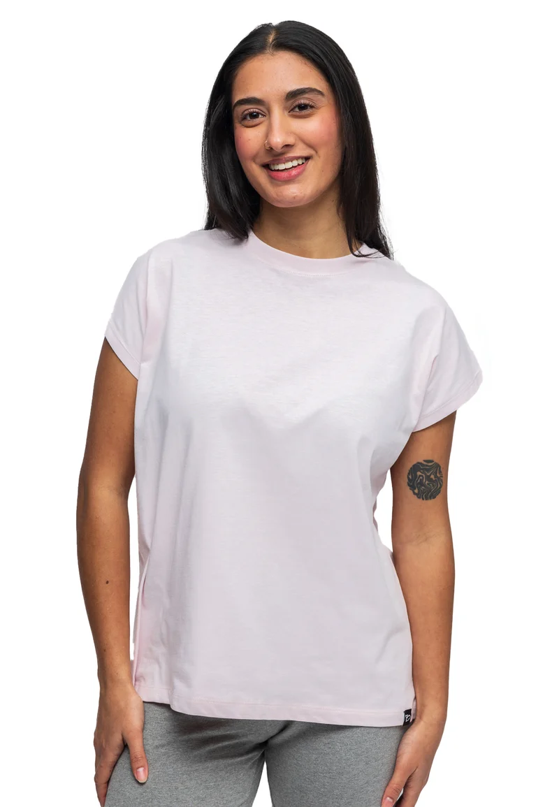 Lady Lola Damen T-Shirt mit angeschnittenen Ärmeln