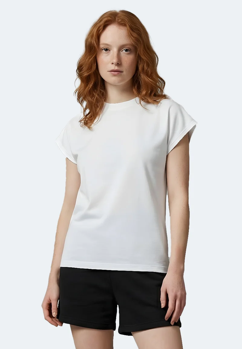 Lady Lola Damen T-Shirt mit angeschnittenen Ärmeln