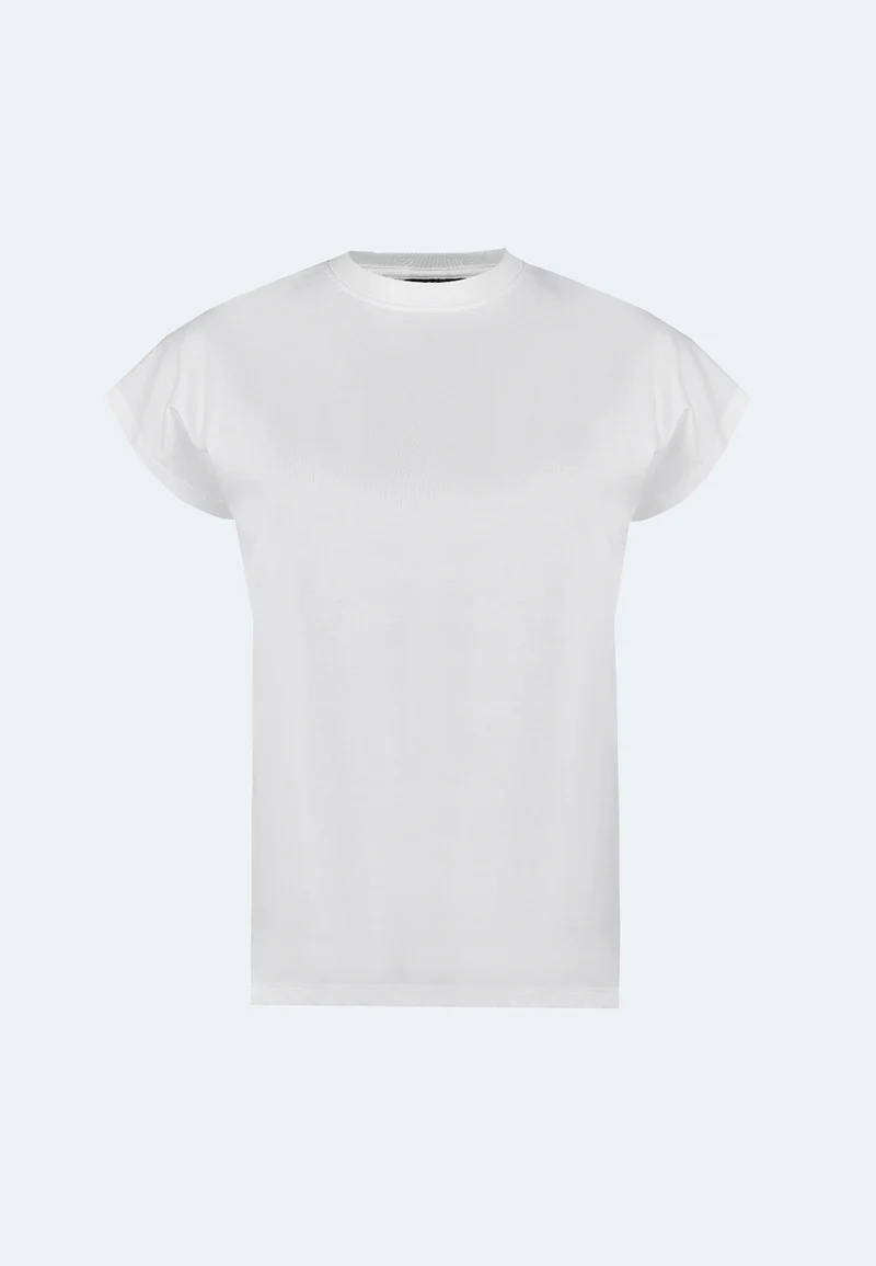 Lady Lola Damen T-Shirt mit angeschnittenen Ärmeln