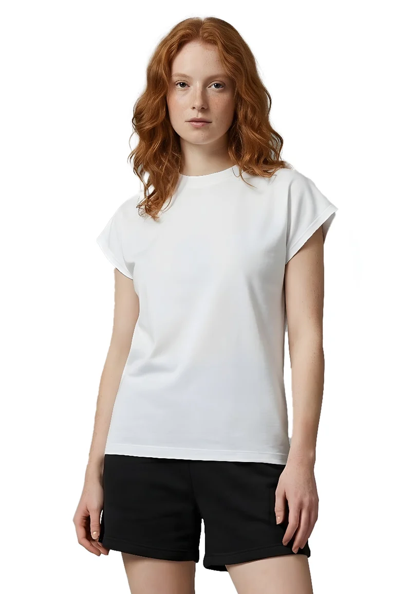 Lady Lola Damen T-Shirt mit angeschnittenen Ärmeln
