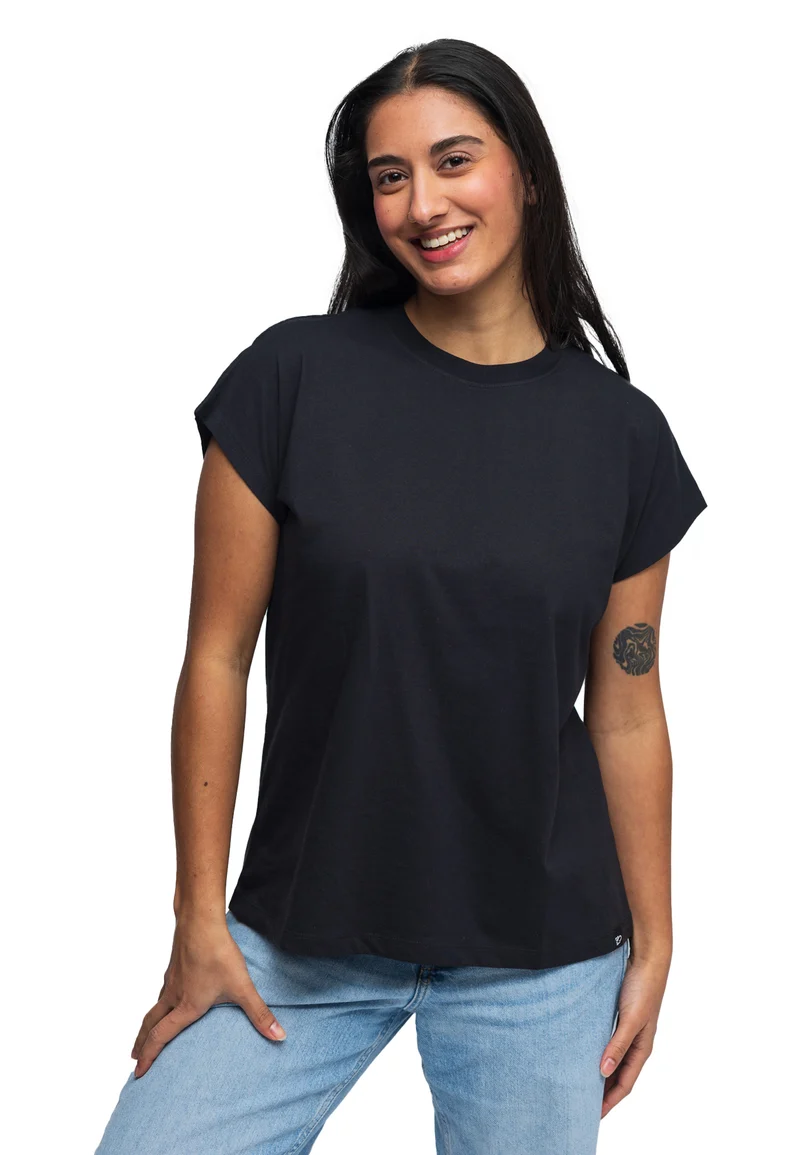 Lady Lola Damen T-Shirt mit angeschnittenen Ärmeln