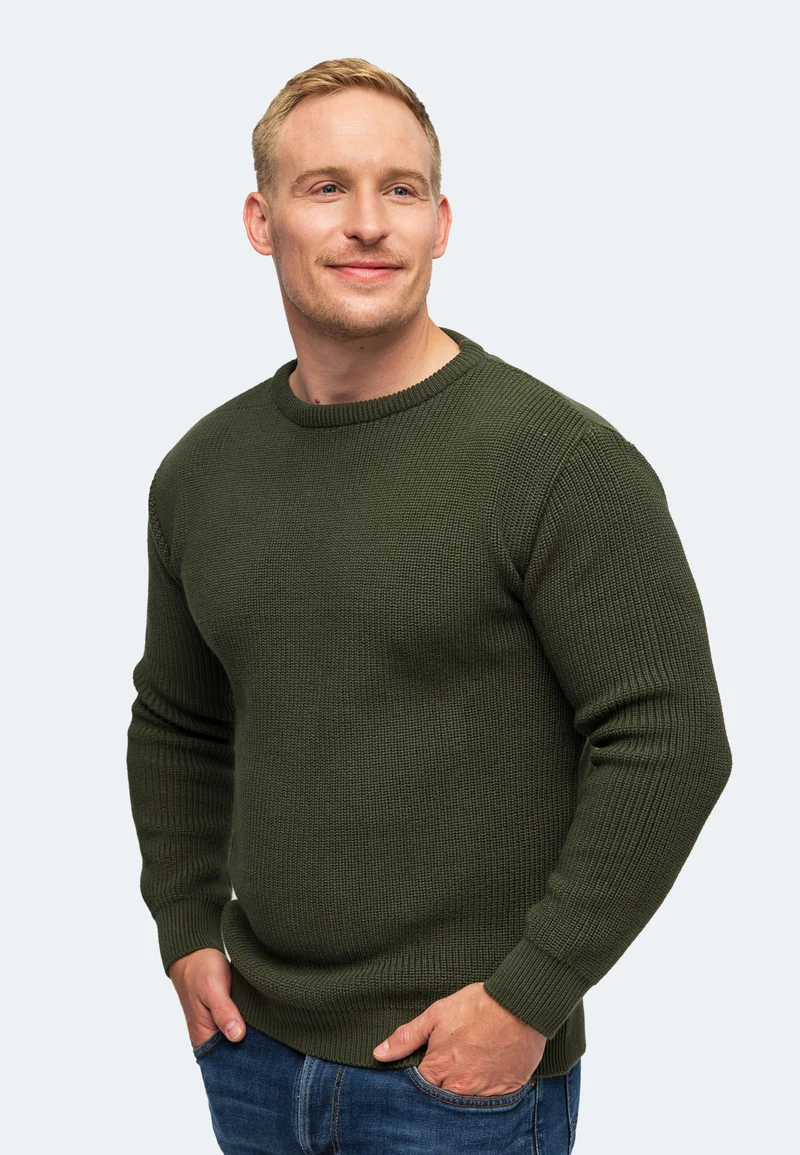 Herren Heavyweight Strick-Sweater Marcus