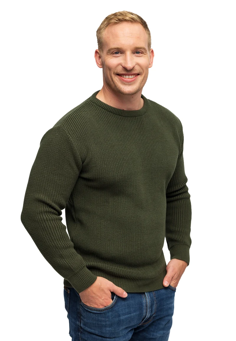 Herren Heavyweight Strick-Sweater Marcus