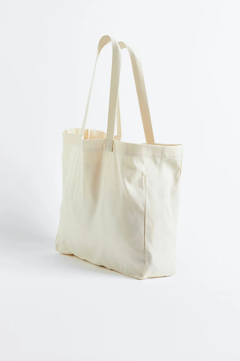 Printed Canvas Shopper