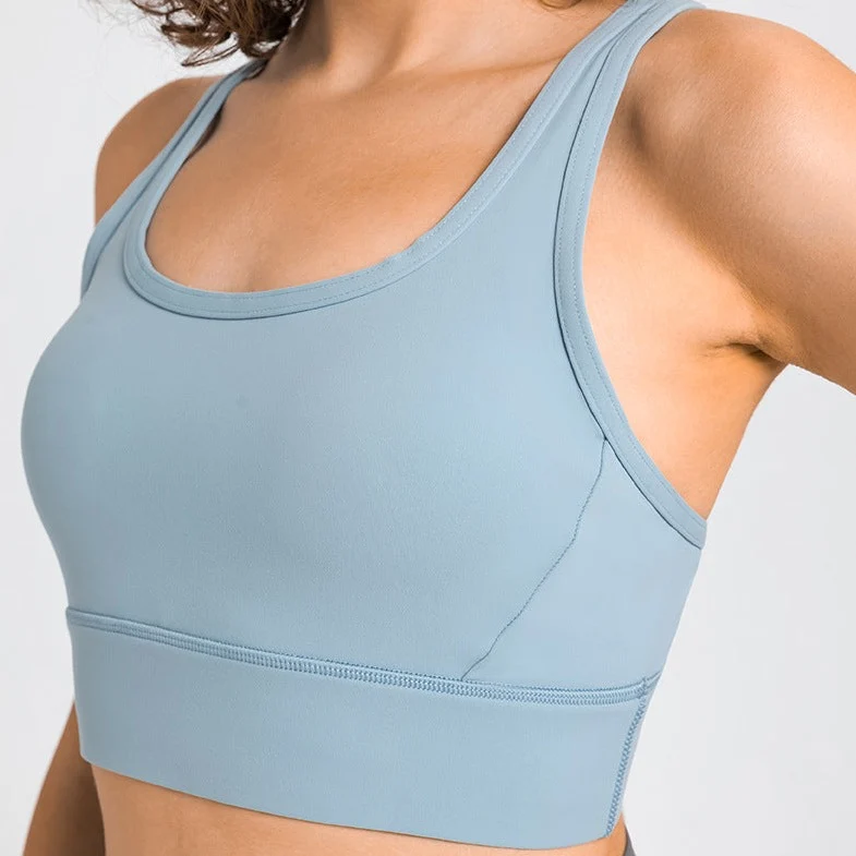 Brassière fitness - Bleu